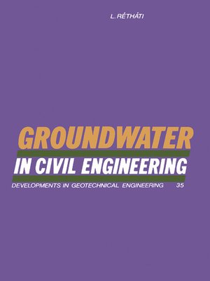 cover image of Groundwater in Civil Engineering